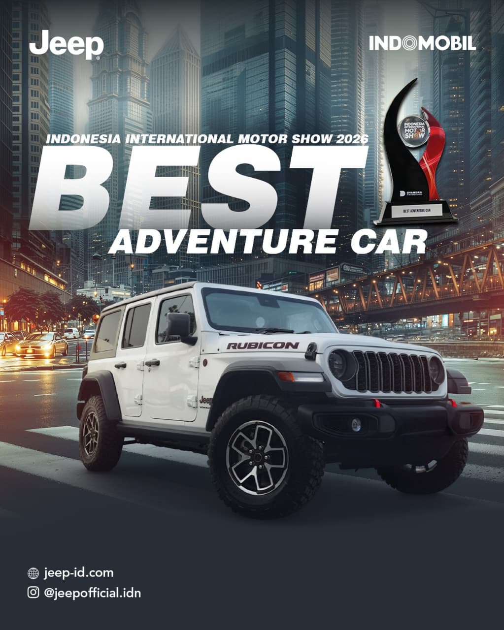 Jeep Avenger Raih Penghargaan Mobil Terbaik 2026